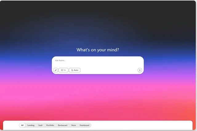 Homepage preview — Axonn